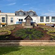 Two thousand plants have been planted in the floral clock, three months after the landmark was covered in concrete.