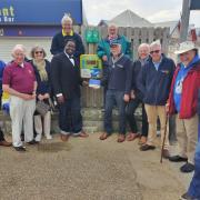 The defibrillator was unveiled on the Seafront