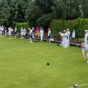 Action from Winscombe Bowls Club