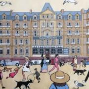 The artist's work immortalise the history of the hotel