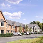 An artist's impression of the approved homes in West Huntspill.