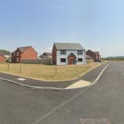 Existing homes on Cavalla Mews in Berrow.