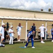 St Andrews bowlers in action