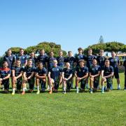 The Weston AFC squad in Vilamoura, Portugal