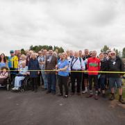 The 13-mile route was opened last week