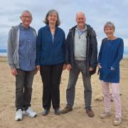 Left to Right: Mike Schollar, Linda Hoy, Ashley Fox MP, Sue Meads.