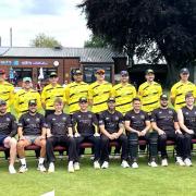 The two squads wore Gloucester T20 kits for the testimonial match.