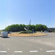 Bristol Airport roundabout