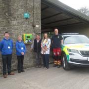 The first defib has already been installed in Shepton Mallet