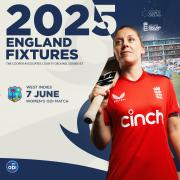 England women will face West Indies at the County Ground