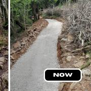 The pathway at Gorge walk has undergone work with donations from Heidelberg Materials.