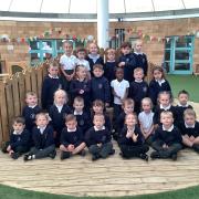 Pupils at Ashcombe Primary School.