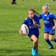 Weston RFC U11s kick off season with smiles and tries