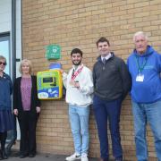 The new defib has been installed at the medical centre