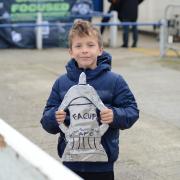 the Emirates FA Cup match Lowestoft Town FC vs Weston-super-Mare AFC at Crown Meadow, Lowestoft