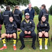 The Weston FC girls team