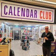 Nick outside the Calendar Club store in the Sovereign