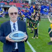 Paul Hobbs delivering the match ball