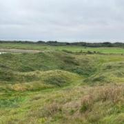 Planned site of new irrigation lake at Burnham and Berrow Golf Club