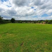 View From The Sub Road Development Site In Butleigh, Looking Towards The Village. CREDIT: Boon Brown Architects. Free to use for all BBC wire partners.