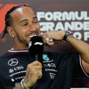 Lewis Hamilton, pictured ahead of the Brazilian Grand Prix, will fulfil the final three races of his Mercedes career starting in Las Vegas (Andre Penner/AP)