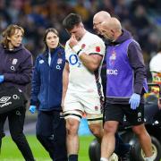 Tom Curry was forced off early against Australia on November 9 after being knocked out (David Davies/PA)