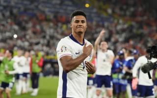 Ollie Watkins celebrates win over Netherlands