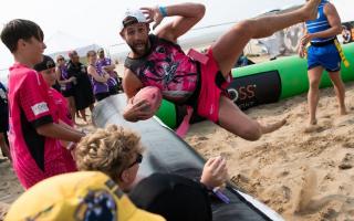 The Weston Beach Rugby Festival 2024.