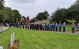 The annual event took place at the Cross of Sacrifice and the War Graves section in Milton Cemetery