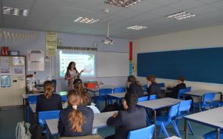 Climate education charity SOS-UK worked with Worle Community School