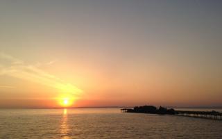 A photo of Birnbeck Pier