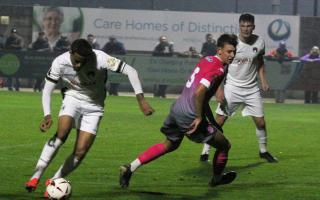 Weston-super-Mare AFC faced Weymouth at the Optima Stadium earlier this season